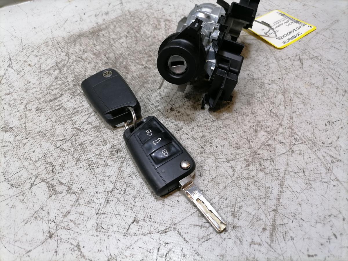VW Golf 7 original Z&uuml;ndschloss mit Schl&uuml;ssel Bj.2016